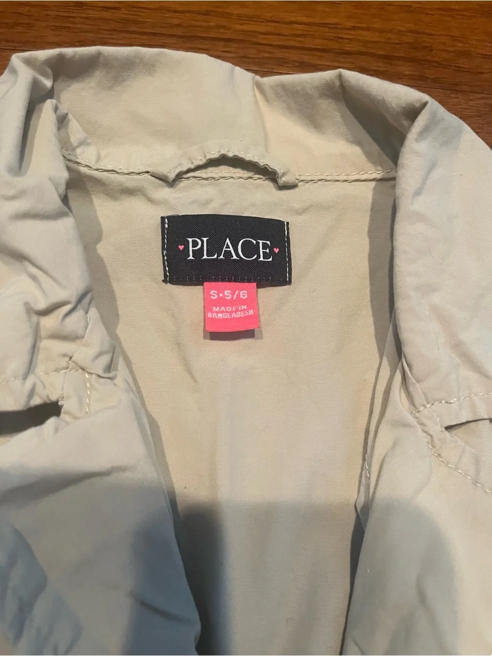 The Children's Place Cream Trench Coat for Kids
